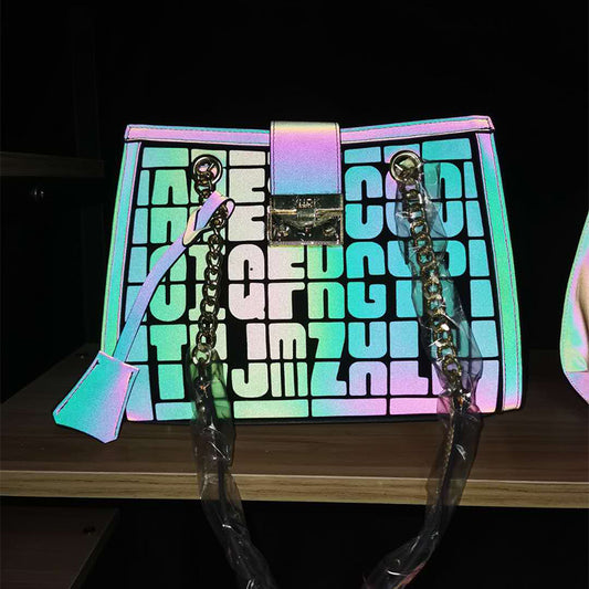 Colorful Luminous Diamond One-Shoulder Bag