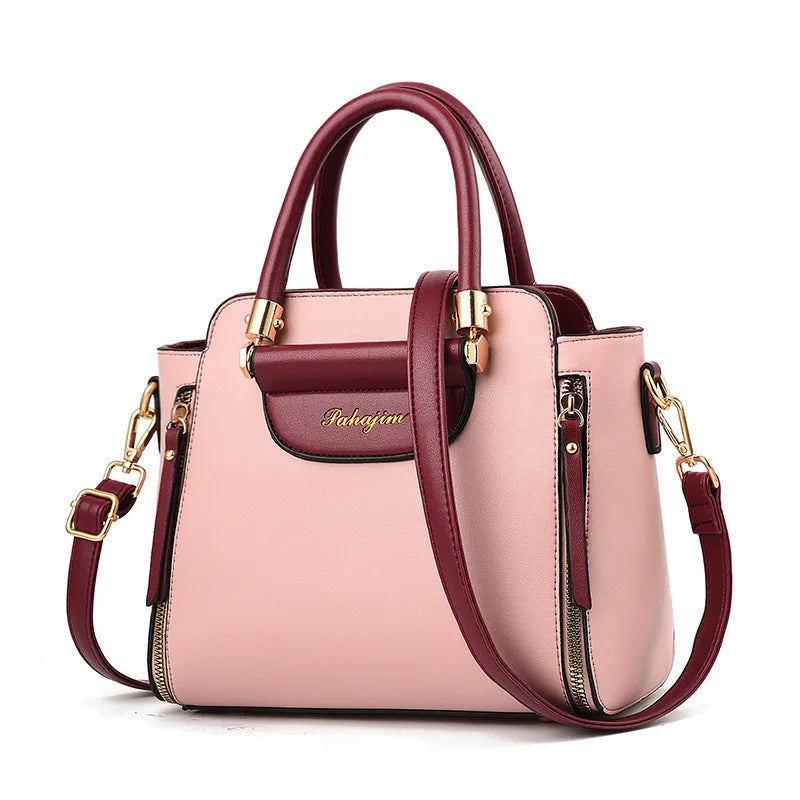 Trendy Women's Handbag – European Style, PU Shoulder & Tote Bag