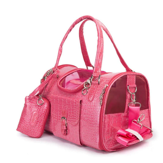 Sac Transporteur Chien & Chat – Bandoulière en Cuir PU | Taille S & M | Chihuahua & Petits Chiens