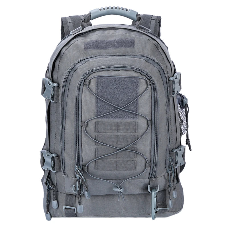 Extendable Tactical Backpack 40–65L – MOLLE System | Laptop Compartment & Water Bladder Pocket | Hiking, Camping & Hunting | 8 Colors