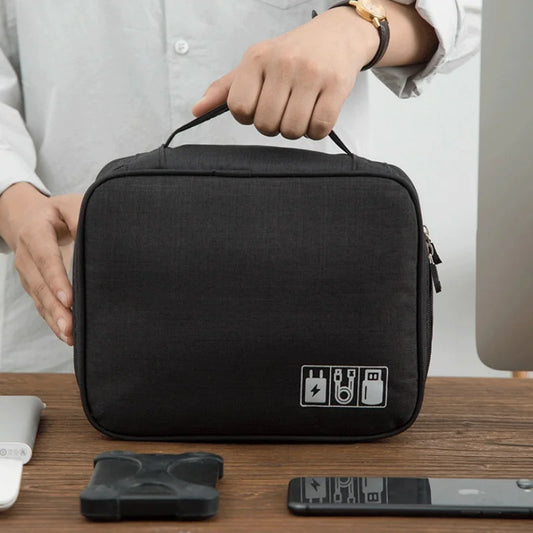 Cable Organizer Pouch – Waterproof, Portable & Multifunctional for Travel