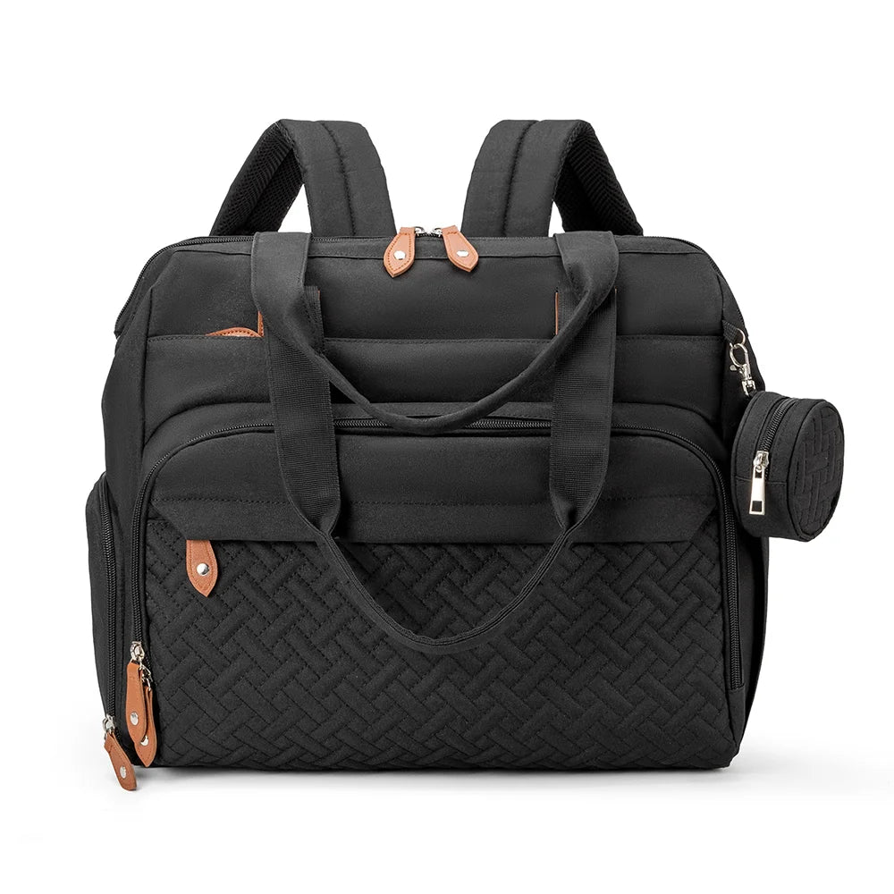 Multifunction Diaper Bag for Mom & Dad – Backpack & Shoulder Bag | Shoe Compartment | Large Capacity
