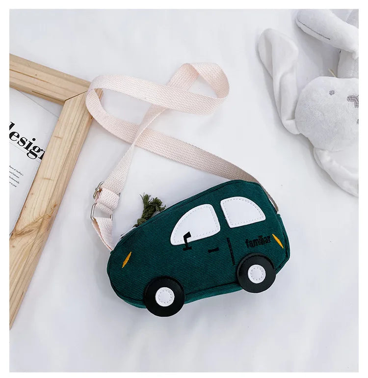 Kids' Car-Shaped Mini Shoulder Bag – Cute and Practical