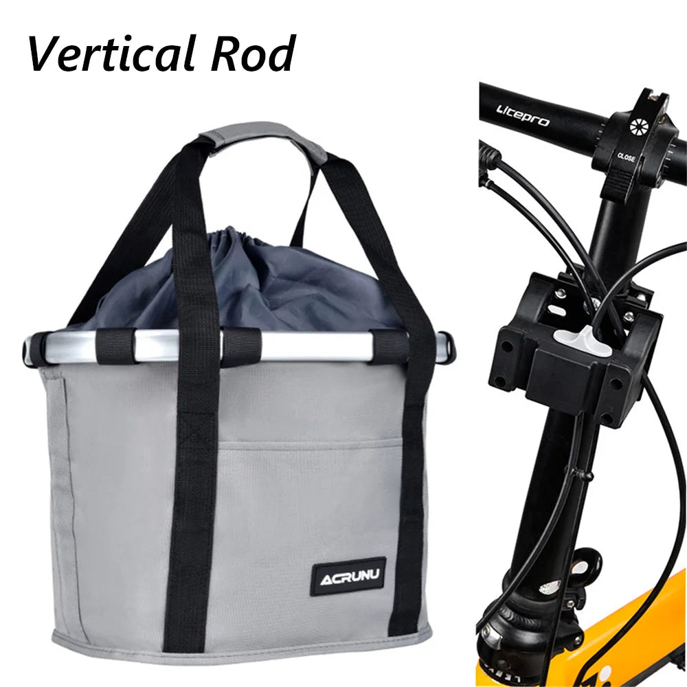 Panier Transporteur Vélo en Alliage d’Aluminium – Petit Chien & Chat | Imperméable & Durable | Chihuahua, Yorkshire, Shih Tzu