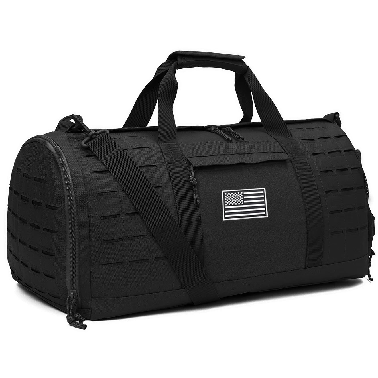 40L Tactical Duffle Bag – Gym, Travel & Weekend with Shoe Compartment