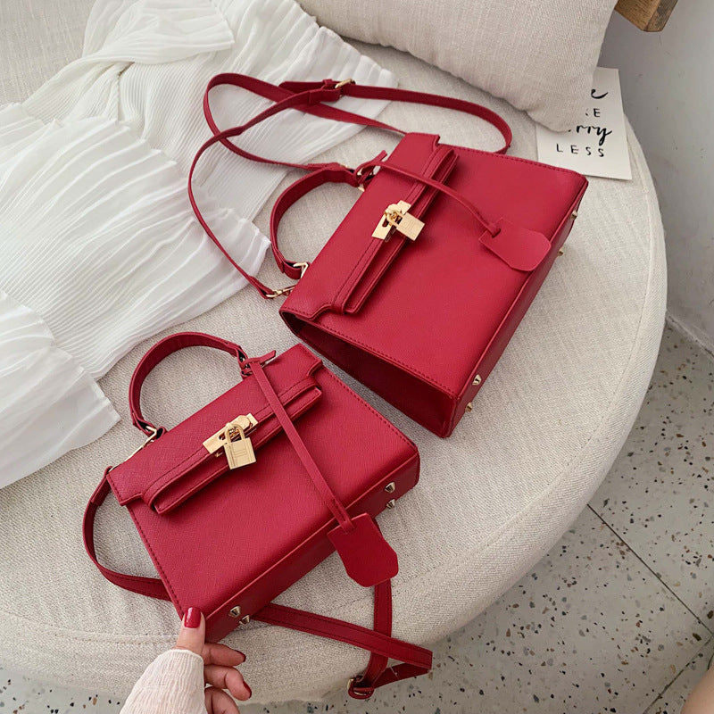 Sac Porté Épaule Platine à la Mode