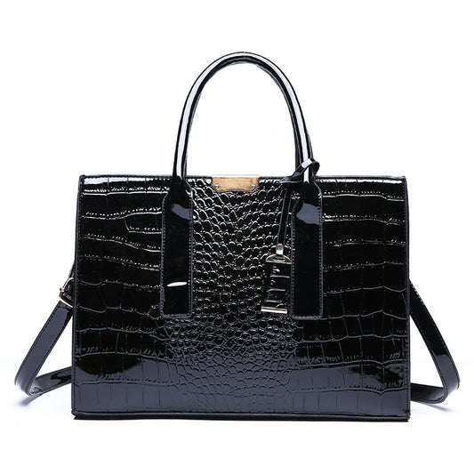 Sac à Main Bandoulière Style Européen Motif Crocodile