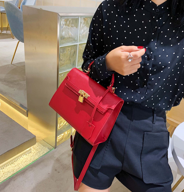 Sac Porté Épaule Platine à la Mode