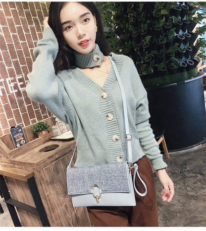 Sac Bandoulière Femme Compact et Chic en Cuir PU