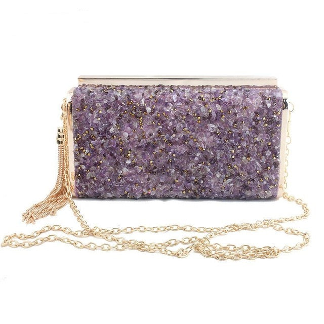 Sac Pochette de Soirée à Franges Mode Printemps Été