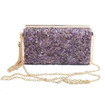 Sac Pochette de Soirée à Franges Mode Printemps Été