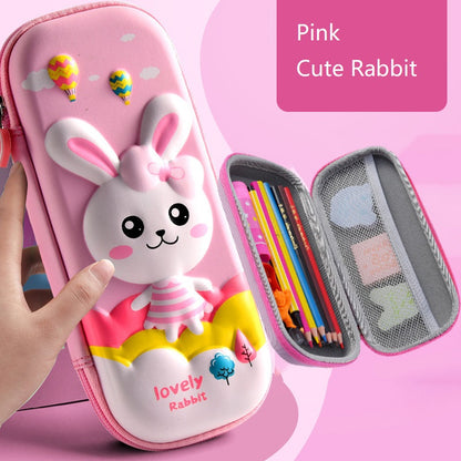 Trousse à Crayons 3D Impérméable pour Enfants