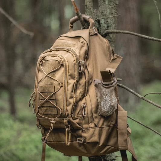 Sac à Dos Tactique Extensible 40–65L – Système MOLLE | Compartiment Laptop & Poche À Eau | Randonnée, Camping & Chasse | 8 Coloris