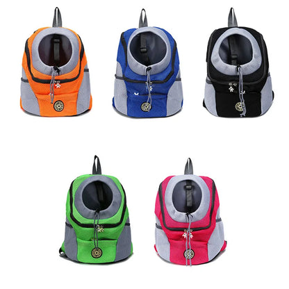 Sac à Dos Transporteur Chien & Chat – Mesh Respirant | Balade, Moto & Vélo | Tailles S, M & L