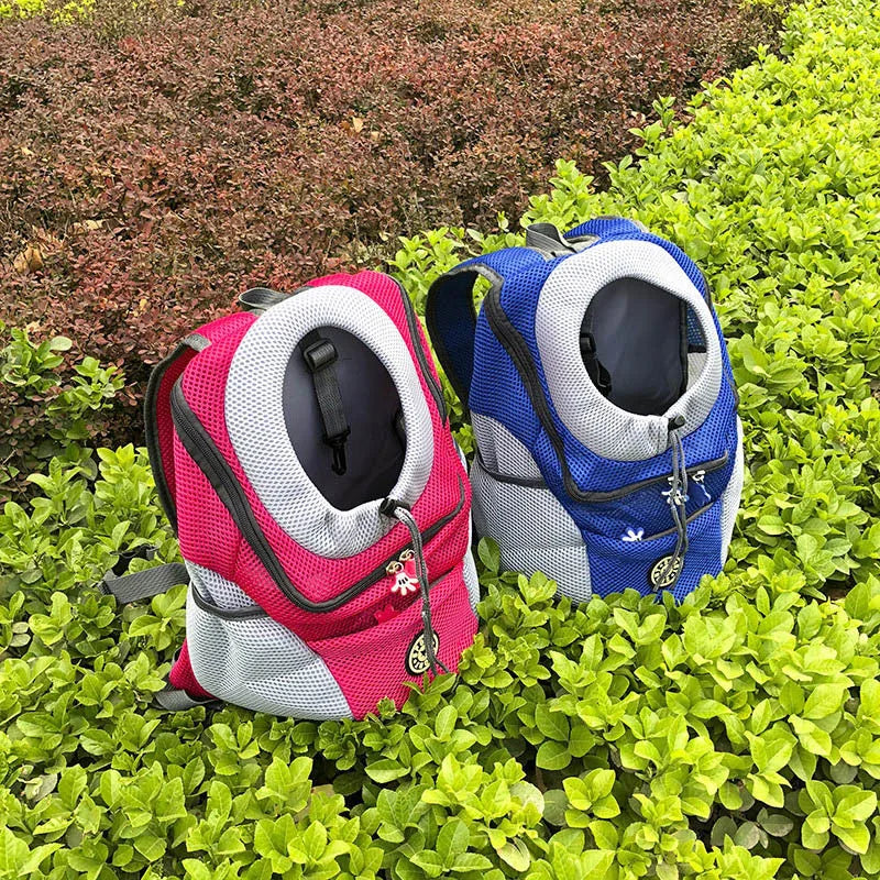 Sac à Dos Transporteur Chien & Chat – Mesh Respirant | Balade, Moto & Vélo | Tailles S, M & L