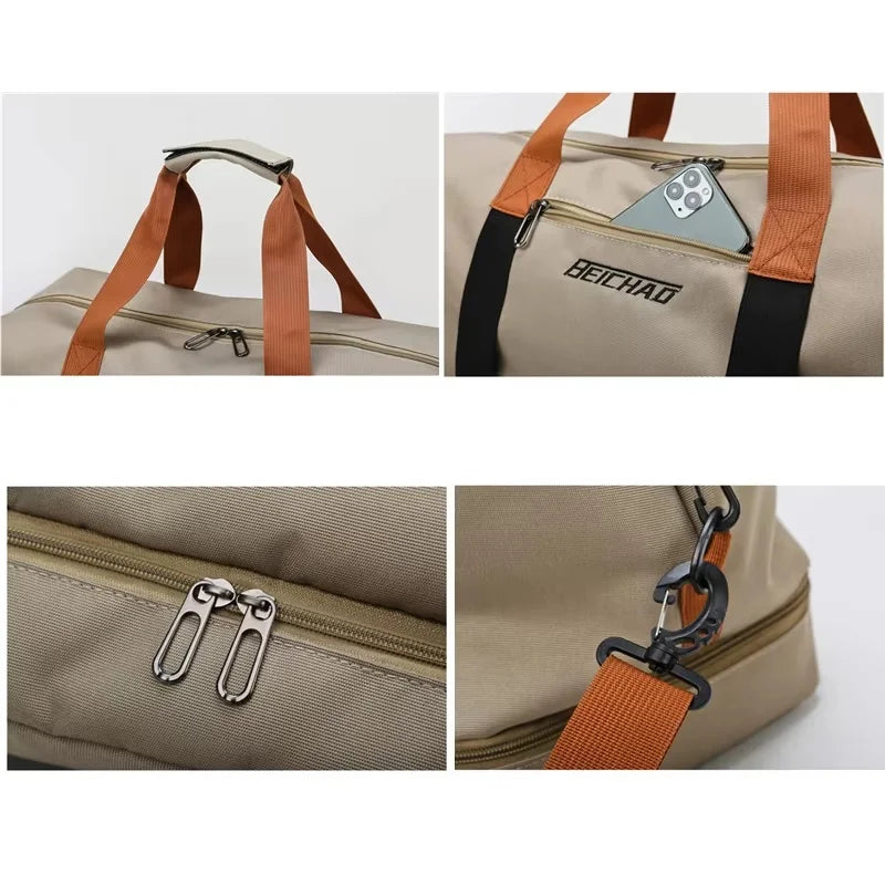 Canvas Duffle Bag – Large Capacity, Gym, Travel & Weekend