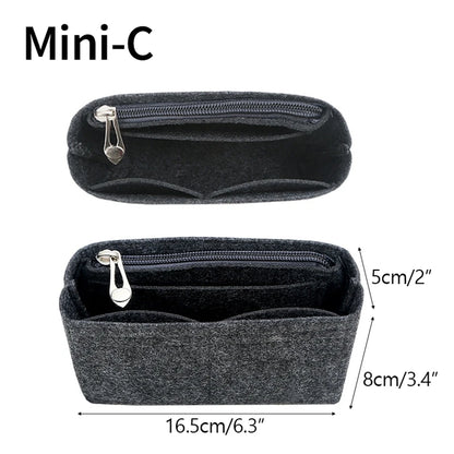 Bag Organizer – Multi-Pocket Insert, With or Without Zipper
