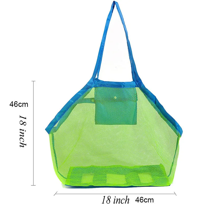 Kids' Anti-Sand Mesh Bag – Bath, Beach, and Pool Toys, Lightweight and Portable