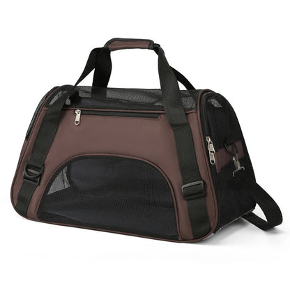 Breathable Mesh Cat & Dog Carrier – Foldable | Sizes S, M & L | Travel & Outdoor