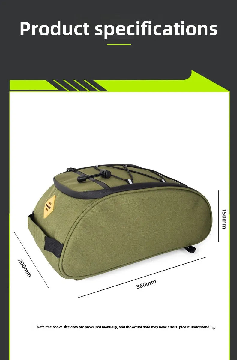 Sacoche Porte-Bagages Vélo – Libération Rapide, Pliable & Grande Capacité