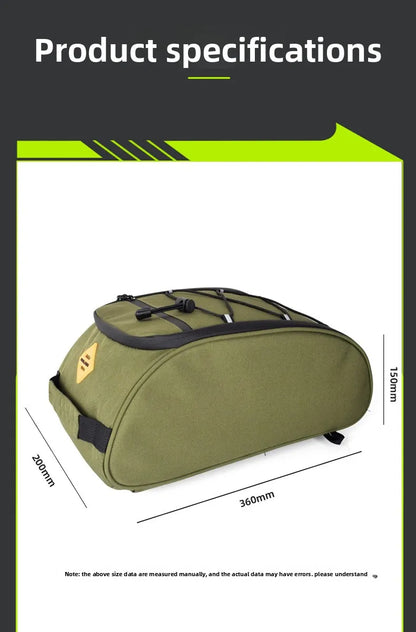 Sacoche Porte-Bagages Vélo – Libération Rapide, Pliable & Grande Capacité