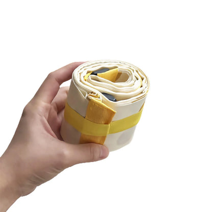 Sac Shopping Pliable Impérméable – Grande Capacité 48-64L, Rayé, Réutilisable