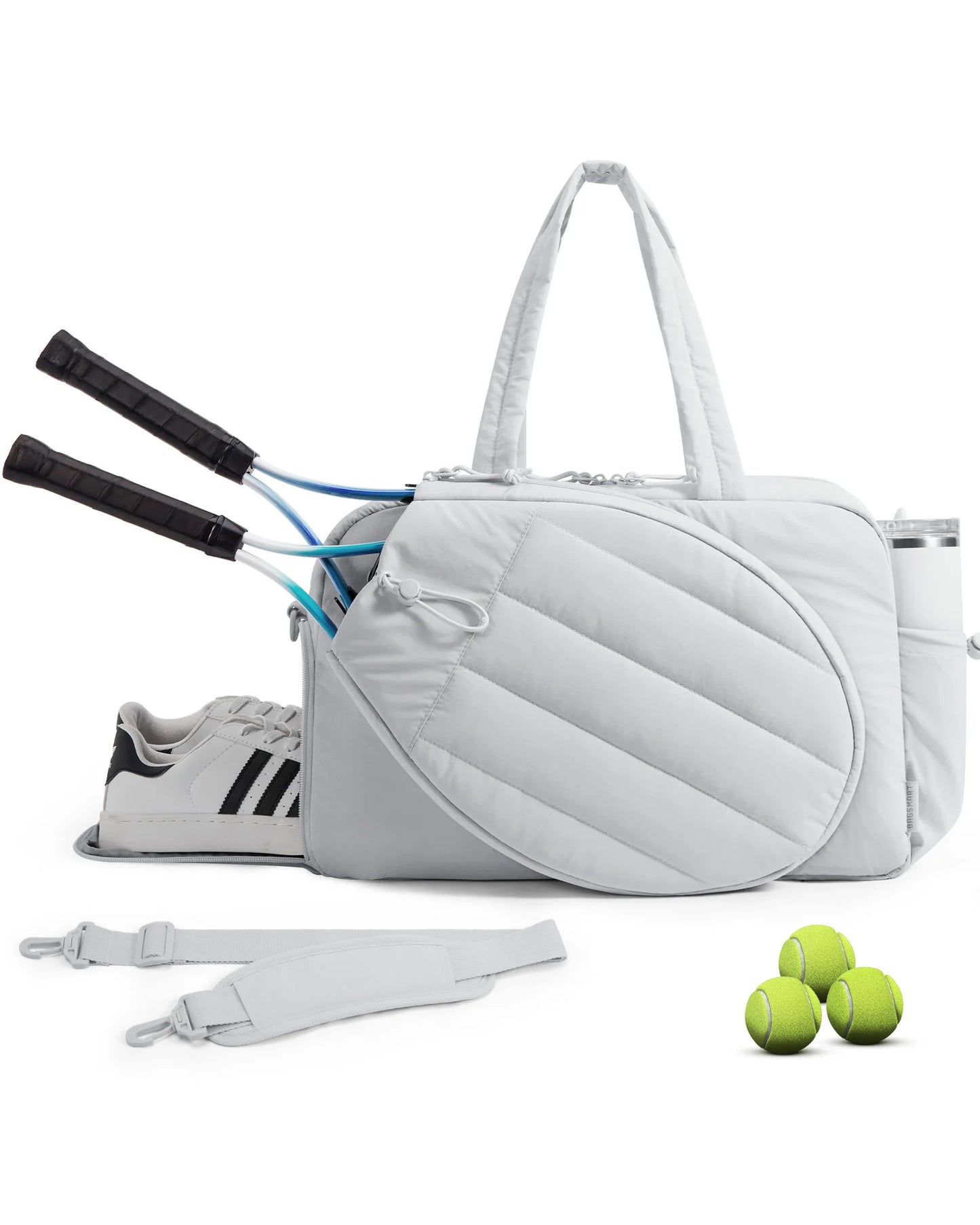 Sac de sport femme 35L – Tennis, Pickleball, Badminton, Gym & Voyage avec compartiment chaussures