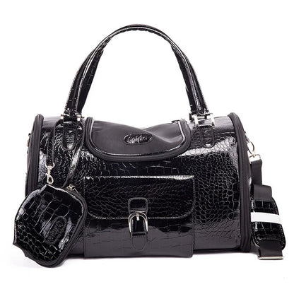 Sac Transporteur Chien & Chat – Bandoulière en Cuir PU | Taille S & M | Chihuahua & Petits Chiens