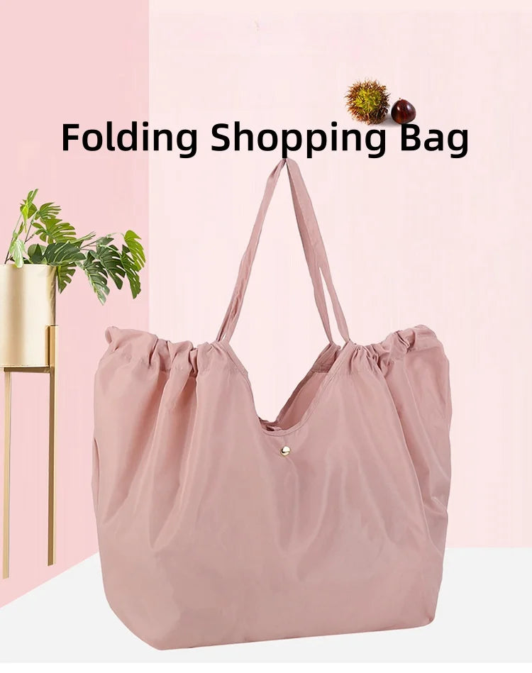 Sac Cabas Éco Réutilisable Pliable Grande Capacité – Tote Bag Écologique