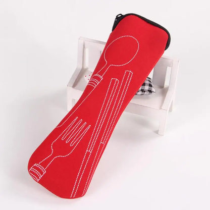 Portable Fabric Cutlery Pouch – Travel & Picnic Cutlery Storage