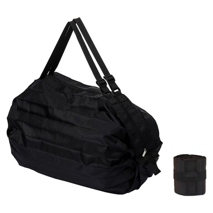 Sac Shopping Pliable Impérméable – Grande Capacité 48-64L, Rayé, Réutilisable