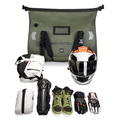 Waterproof Motorcycle Tail Bag - 20L to 100L