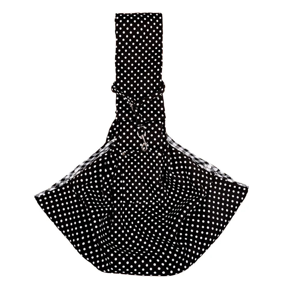 Sling Transporteur Bandoulière en Toile Chien & Chat – Mains Libres | Jusqu’à 7,5 kg | Chihuahua, Caniche & Teddy