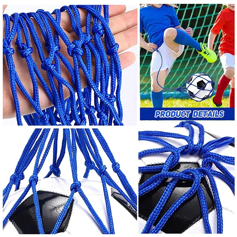 Filet d'entraînement football en nylon – Pratique seul, intérieur & extérieur
