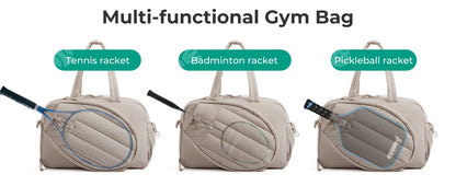 Sac de sport femme 35L – Tennis, Pickleball, Badminton, Gym & Voyage avec compartiment chaussures