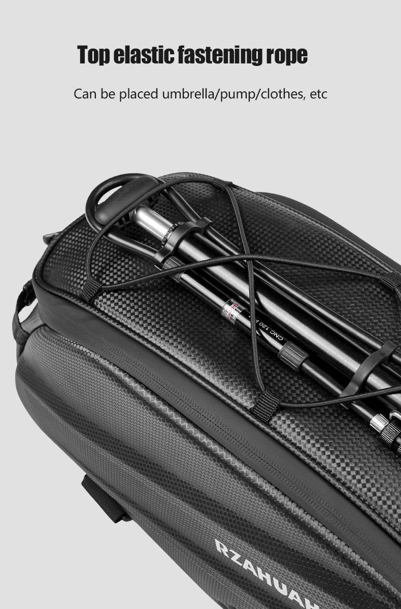 Rear Bike Pannier - Large Capacity, Foldable & Waterproof