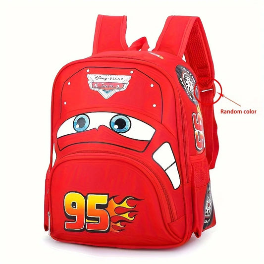 Sac à Dos Maternelle Enfant Cartoon Voiture – Mignon et Casual (34×29×13 cm)