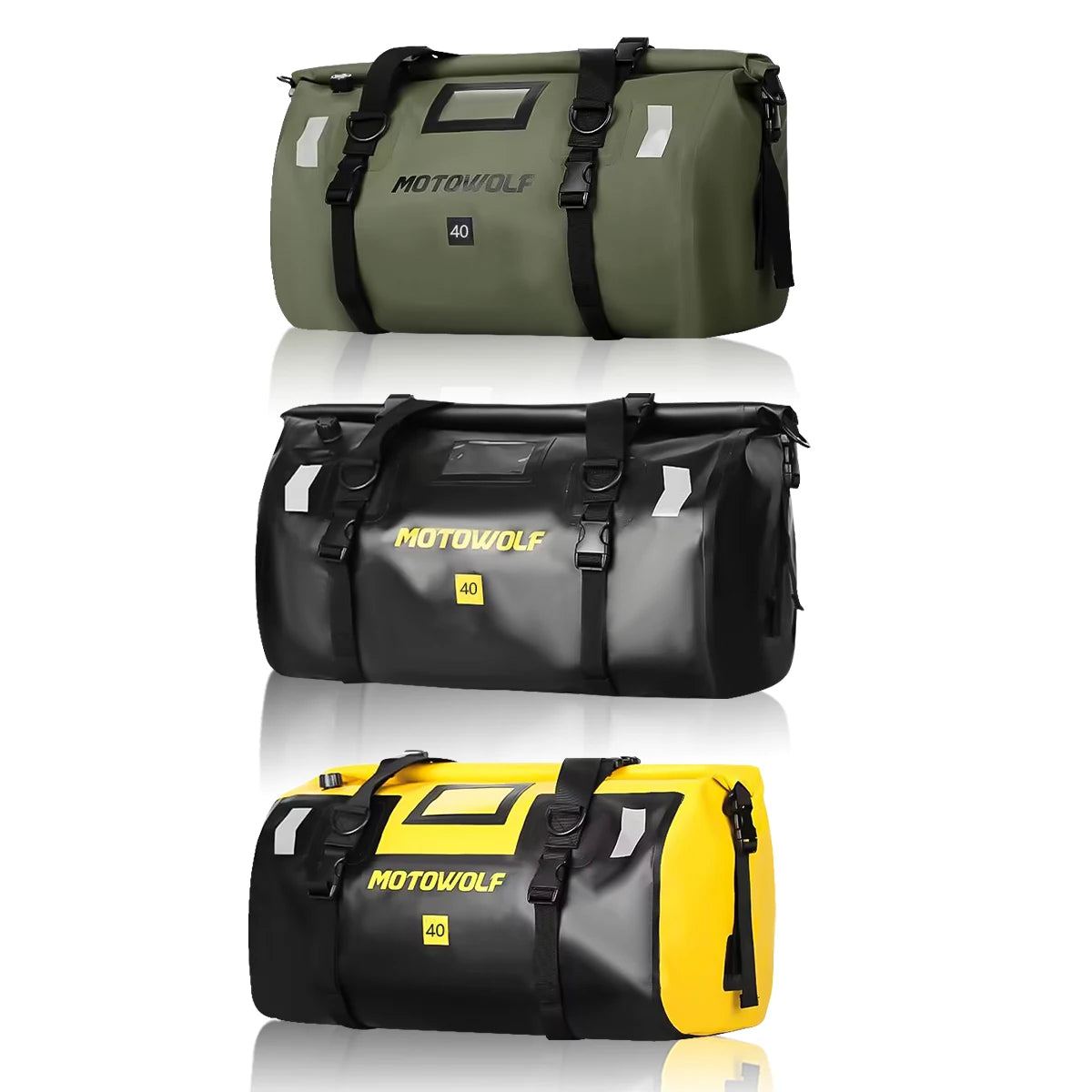 Waterproof Motorcycle Tail Bag - 20L to 100L