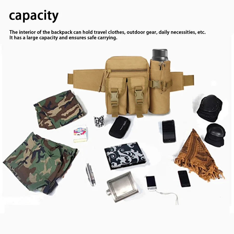 Detachable Multi-Sport Hydration Belt – Hiking, Camping & Climbing