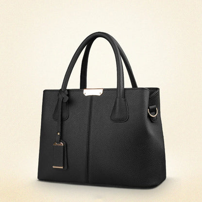 Women's PU Leather Tote Bag - Large, Shoulder & Crossbody