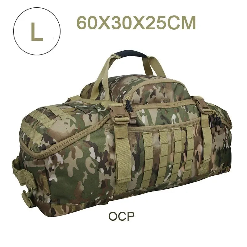 Sac à Dos Tactique LQARMY 45L–80L – Camping, Randonnée & Voyage
