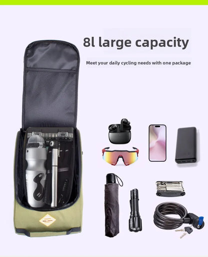 Sacoche Porte-Bagages Vélo – Libération Rapide, Pliable & Grande Capacité
