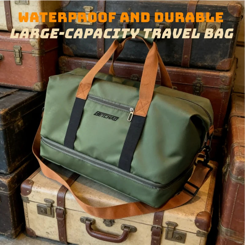 Canvas Duffle Bag – Large Capacity, Gym, Travel & Weekend