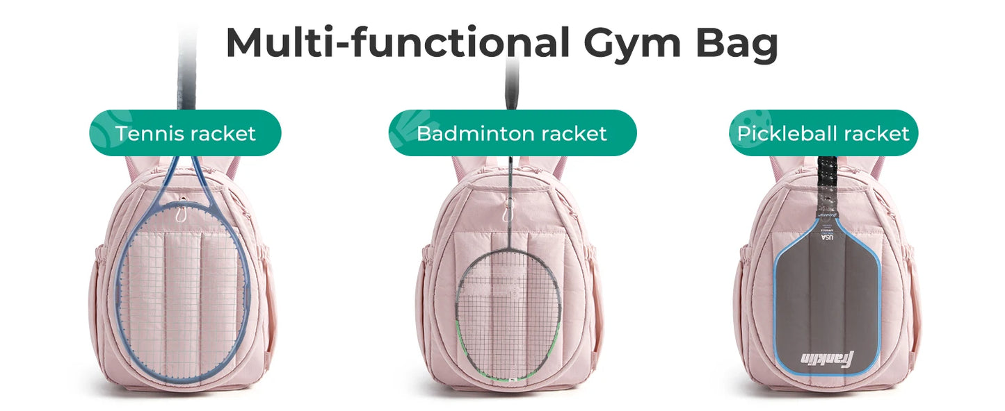 Sac à dos sport femme – Tennis, Gym & Quotidien avec compartiment chaussures