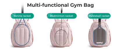 Sac à dos sport femme – Tennis, Gym & Quotidien avec compartiment chaussures