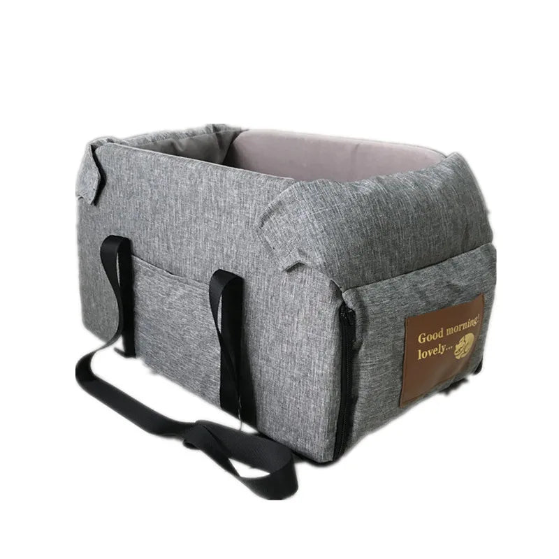 Dog & Cat Car Seat Bed – Portable & Washable | Car Safety | Sizes S & L | Chihuahua