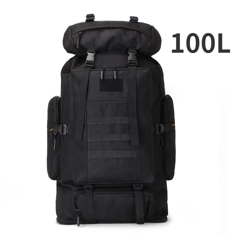 Tactical Backpack Large Capacity 80L & 100L – Hiking, Mountaineering & Camping | Military & Outdoor | Unisex