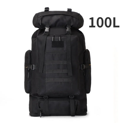 Tactical Backpack Large Capacity 80L & 100L – Hiking, Mountaineering & Camping | Military & Outdoor | Unisex