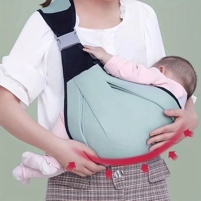 Écharpe Porte-Bébé à Anneau Ring Sling – Multifonction & Ergonomique | Nouveau-Né à Bambin | Coton Doux