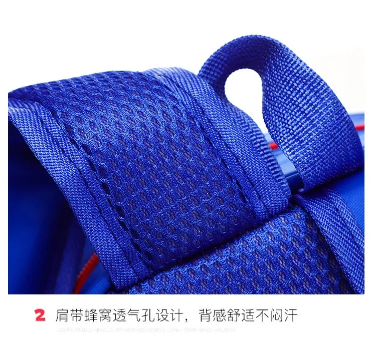 Spider-Man Kids' Backpack — ergonomic, cartoon, ages 4-13